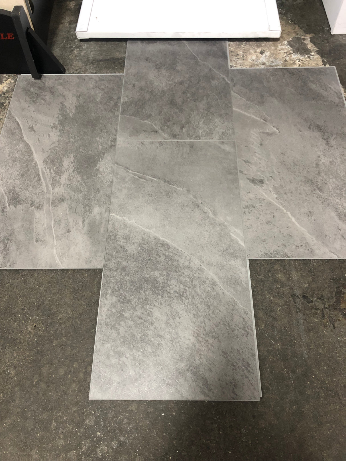 Imperial Gray - Shaw Montay - Vinyl Tile Click-Lock 12x24