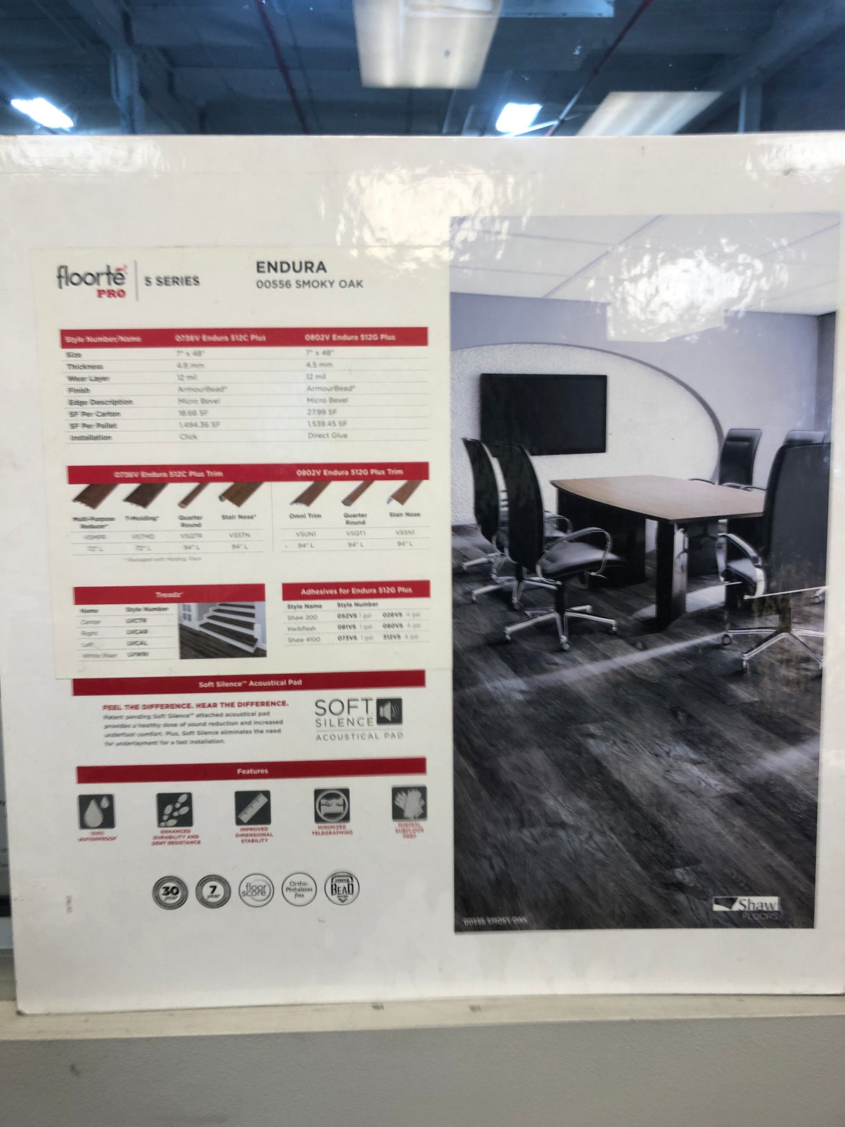 Smoky Oak - Shaw Endura Paladin Floorte Pro 5