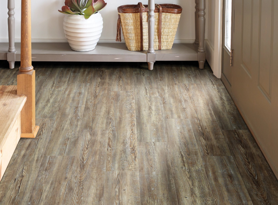 Tattered Barnb - Shaw Impact Plus 2031v - Vinyl Plank Flooring