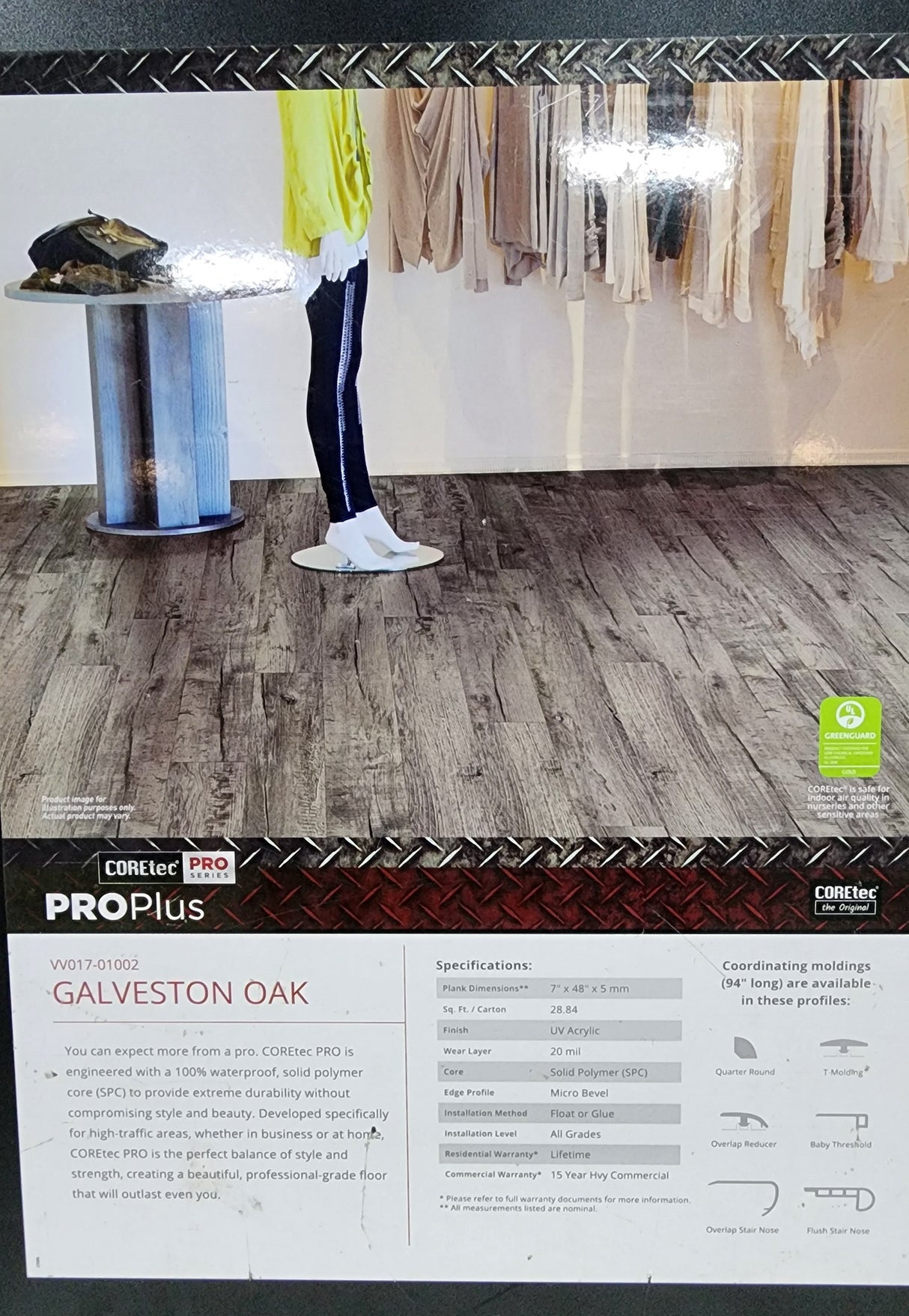 Galveston Oak - Coretec vv017 Pro Plus Classics