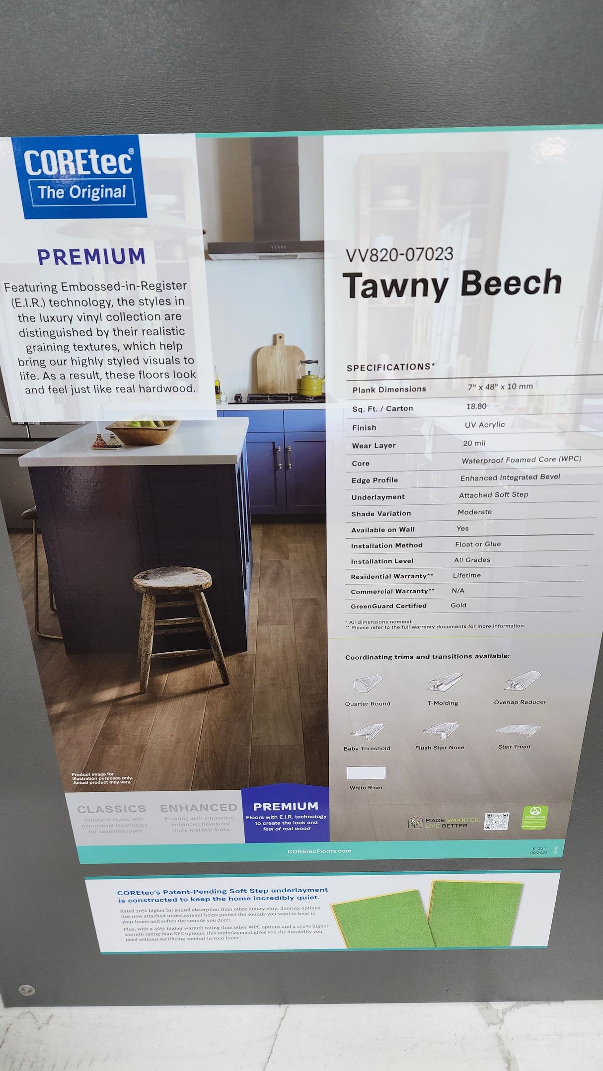 Tawny Beech - Coretec vv820 Original Premium