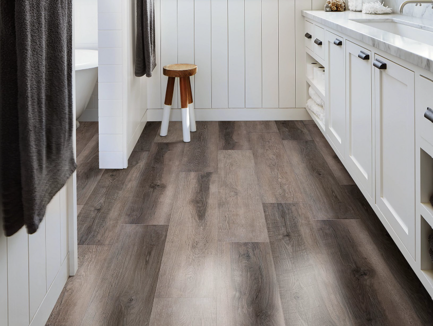 Uncharted Grey - Shaw 3381v Aspire Natural Bevel - Vinyl Plank Flooring