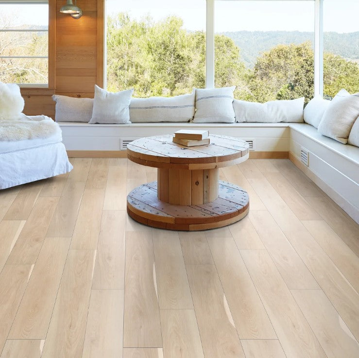 Alabaster - Shaw Vinyl Plank - Pantheon HD Natural Bevel 1051v