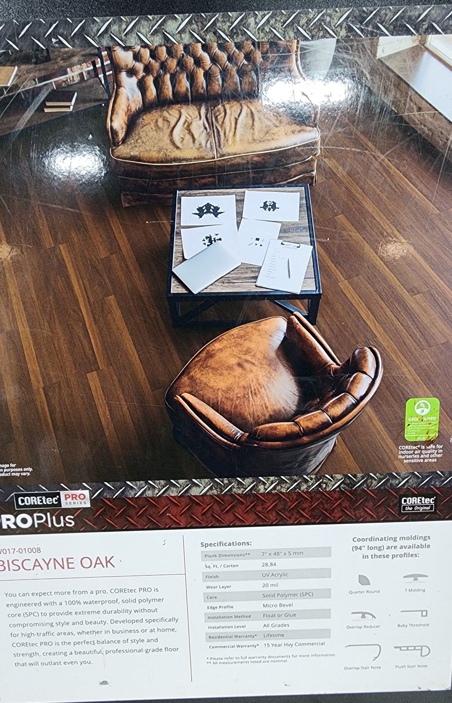 Biscayne Oak - Coretec vv017 Pro Plus Classics