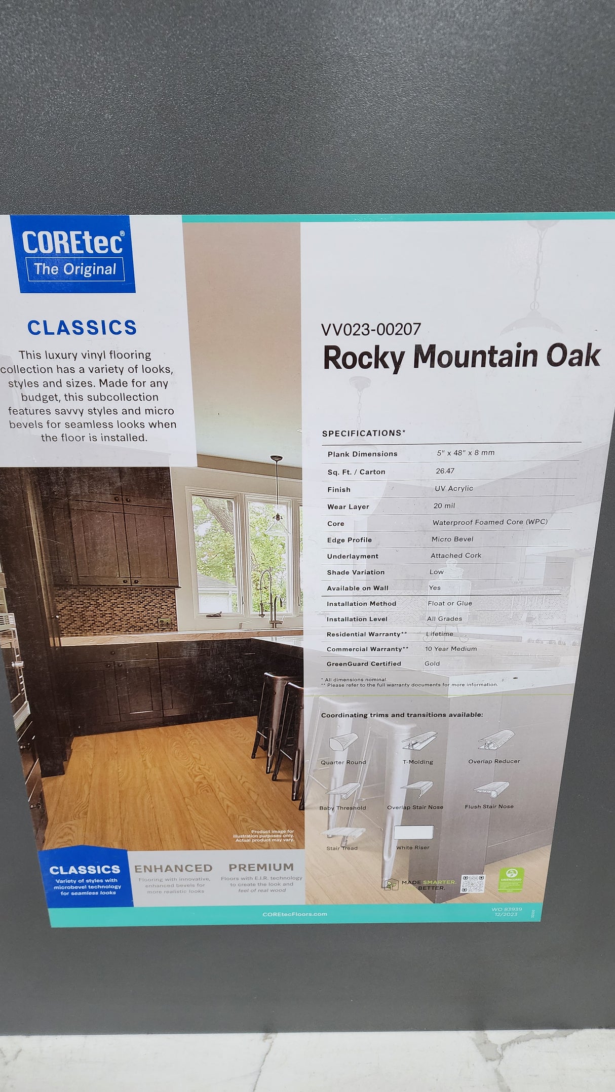 Rocky Mountain Oak - Coretec vv023 Originals Classics