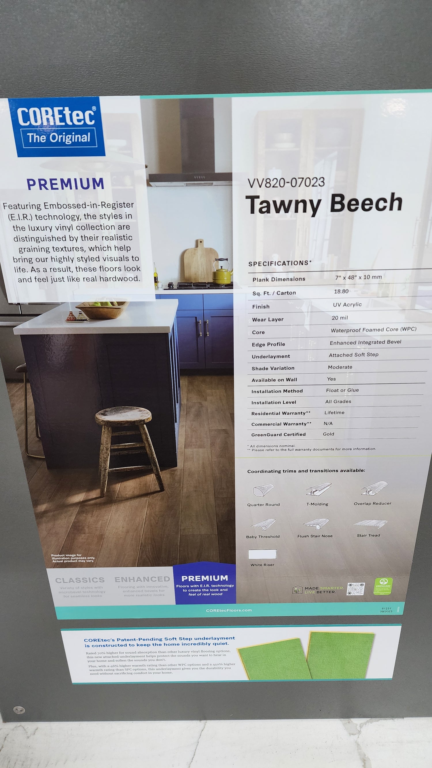 Tawny Beech - Coretec vv820 Original Premium