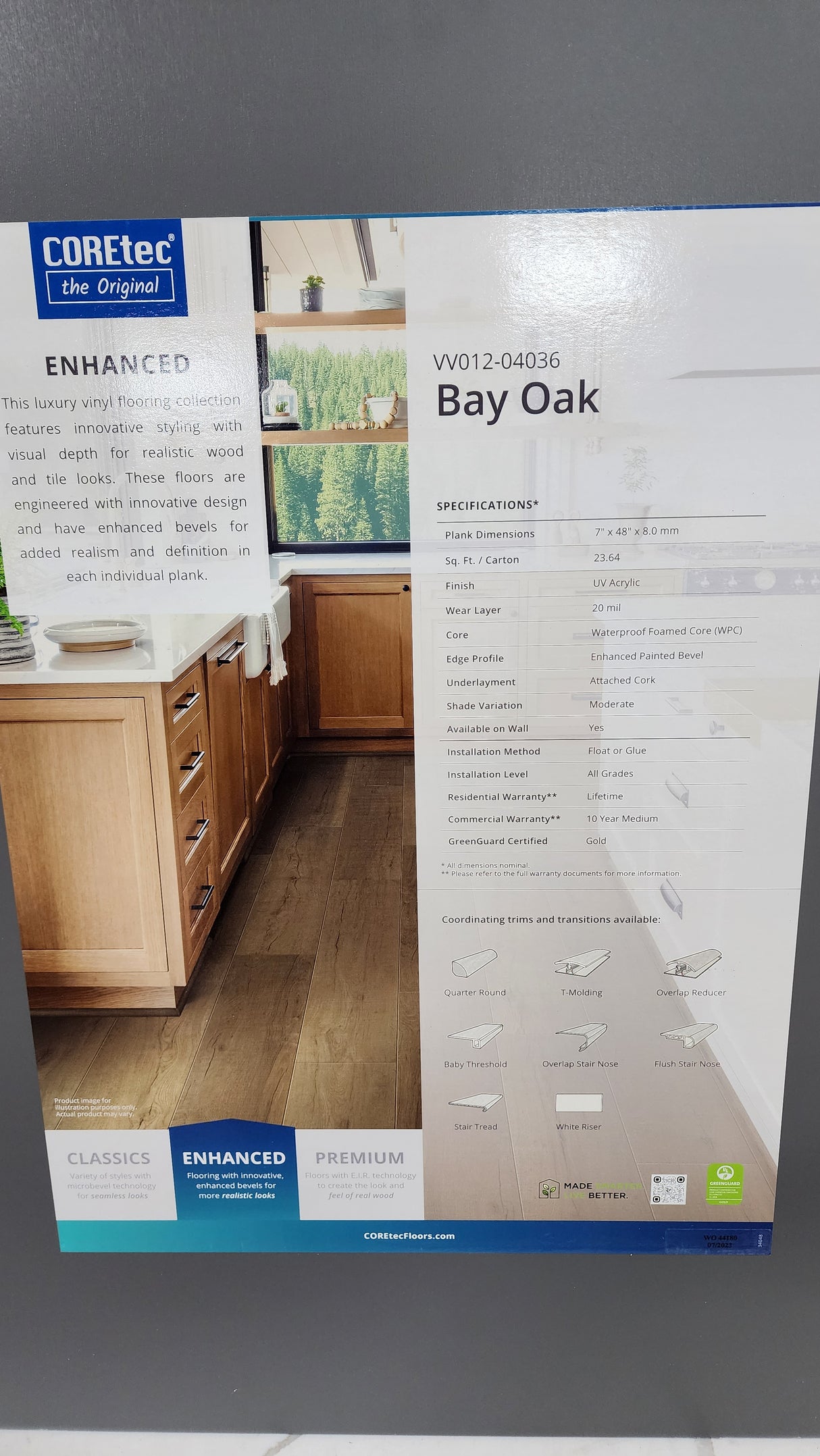 Bay Oak - Coretec vv012 Originals Enhanced