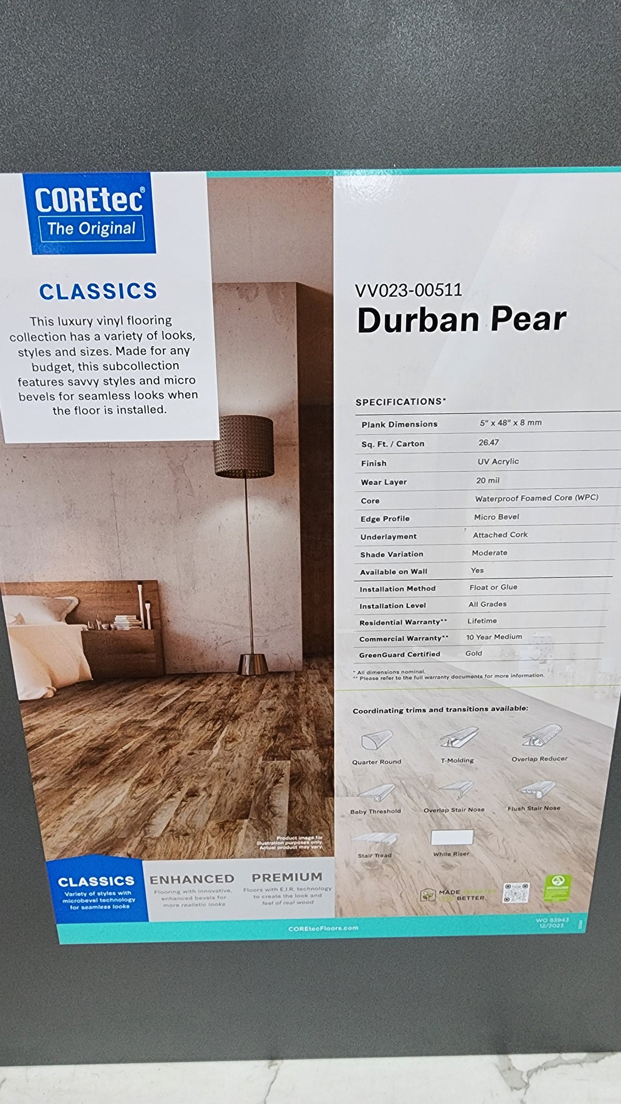 Durban Pear - Coretec vv023 Originals Classics