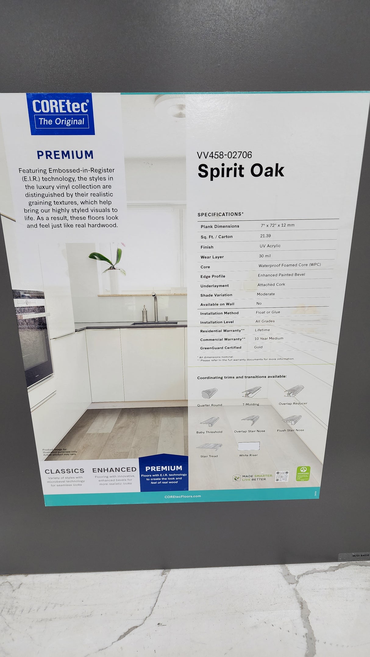 Spirit Oak - Coretec vv458 Originals Premium